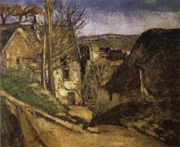 Paul Cezanne The House of the Hanged Man at Auvers Norge oil painting art